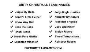 Dirty Team Names: A Playful Exploration of Humor in Sports Dirty Team Names: A Playful Exploration of Humor in Sports